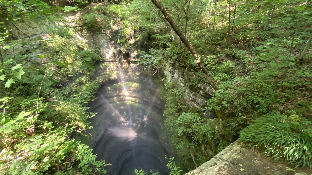 The opening to Neversink Pit